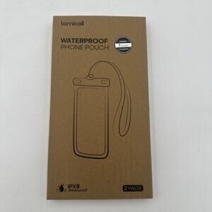 waterproof phone pouch 7 Inches. 2 Pack